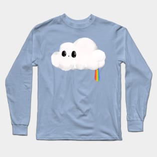 Cloud Pooping a Rainbow Long Sleeve T-Shirt